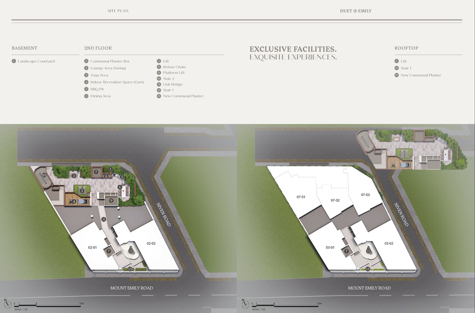 Duet @ Emily site plan