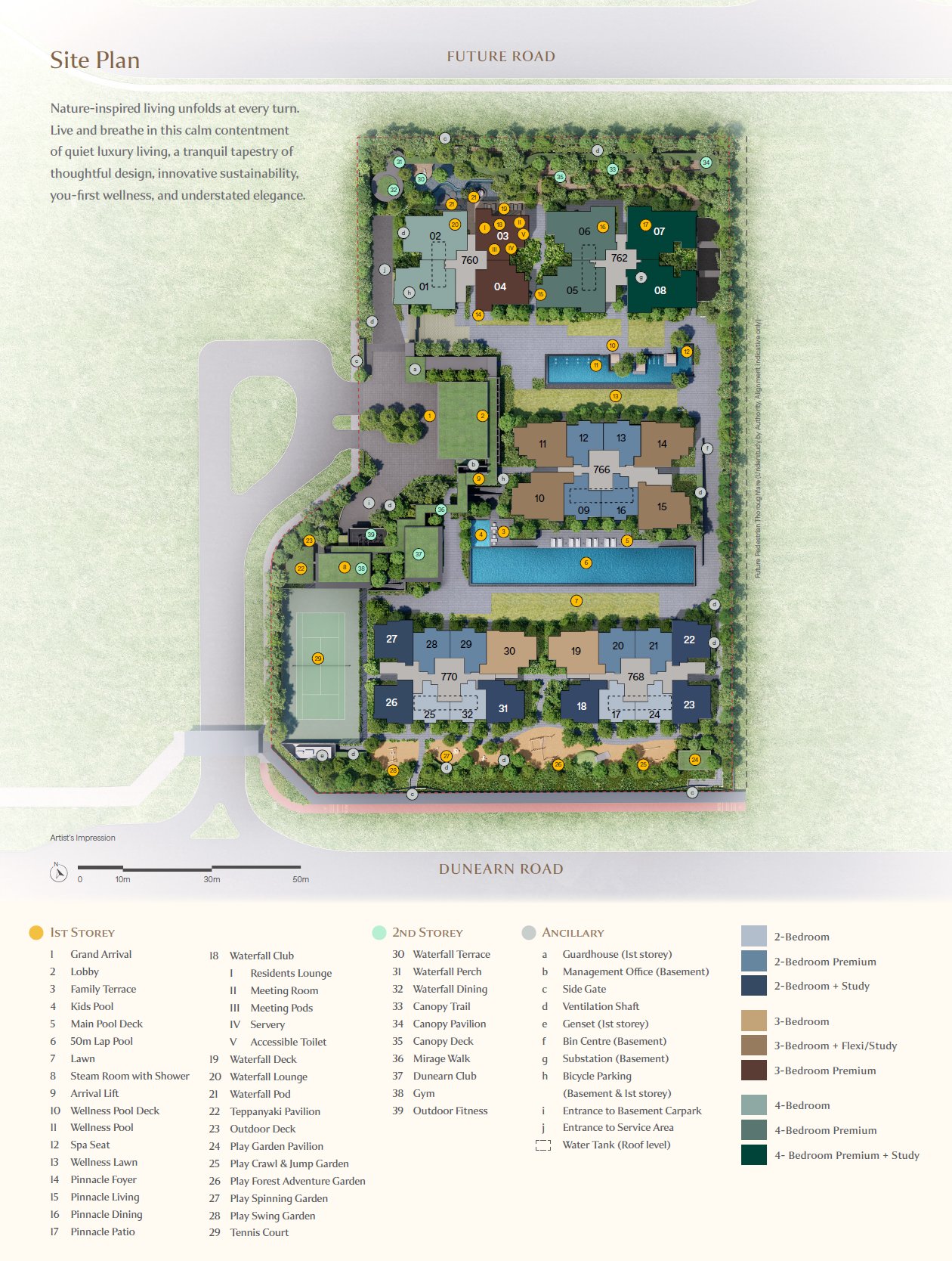 Dunearn House site plan