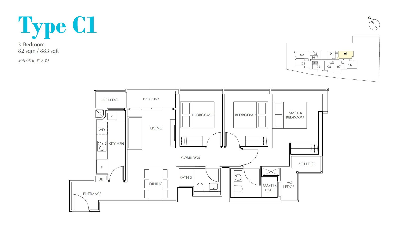 Jui Residences floor plan 6
