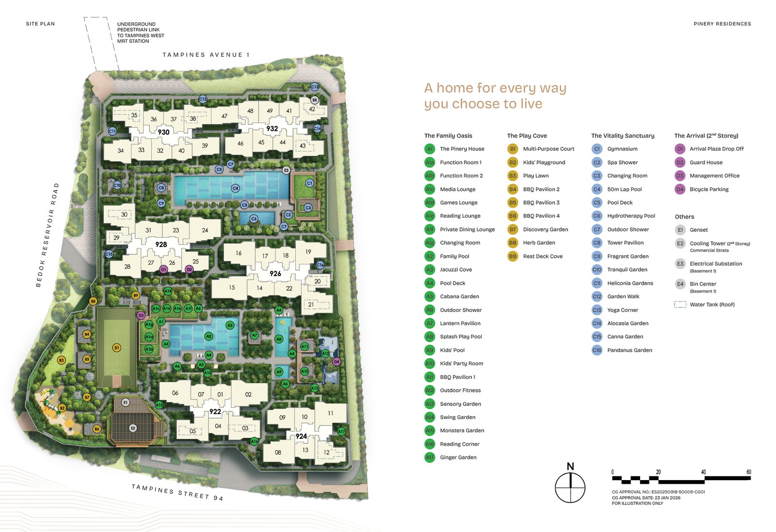 Pinery Residences site plan