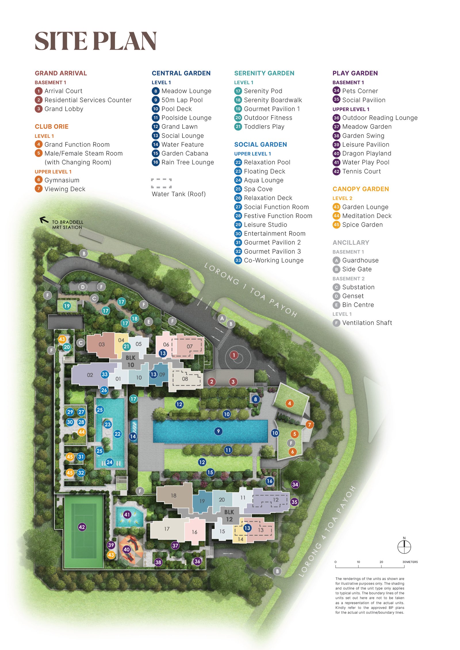 The Orie site plan